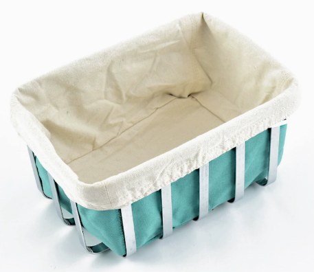 Canvas Lined Storage Basket